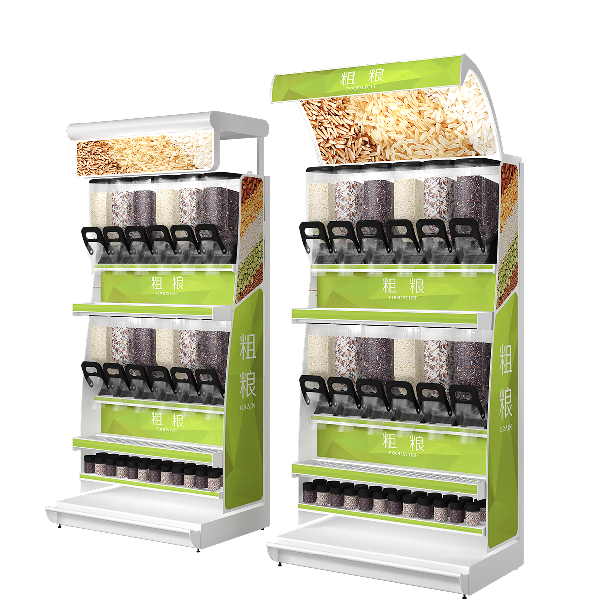 Ecobox EK-026-1 nuts stand shelf rack display solution