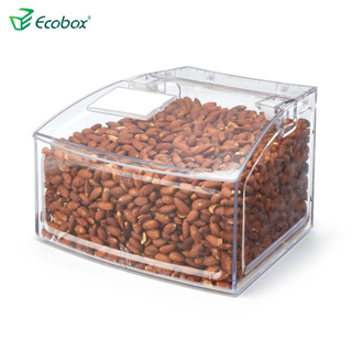 Ecobox SPH-009 Arc shape bulk food bin for supermarket food industrial