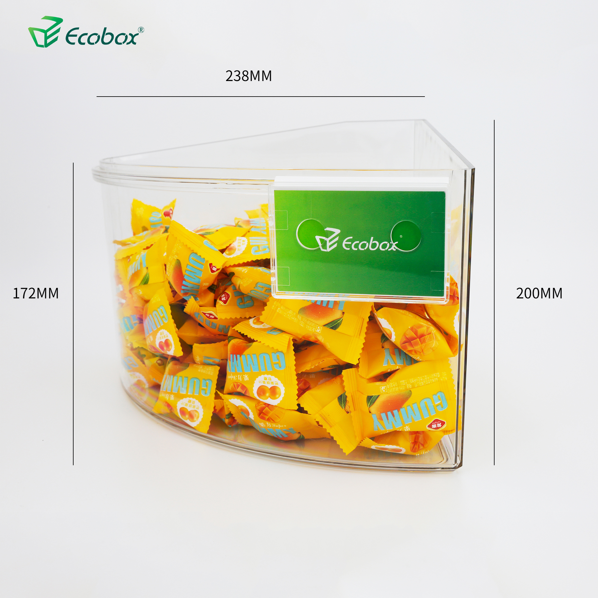 Ecobox SPH019 supermarket bulk bin for round island shelf Buy round