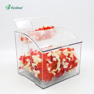 Ecobox SPH-055 airtight candy bin with drawer inside