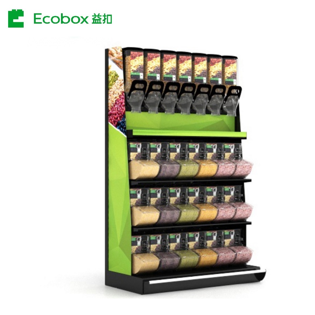 Ecobox EK-026-06 1.2M Width grain candy nuts foodstuff displays shelf