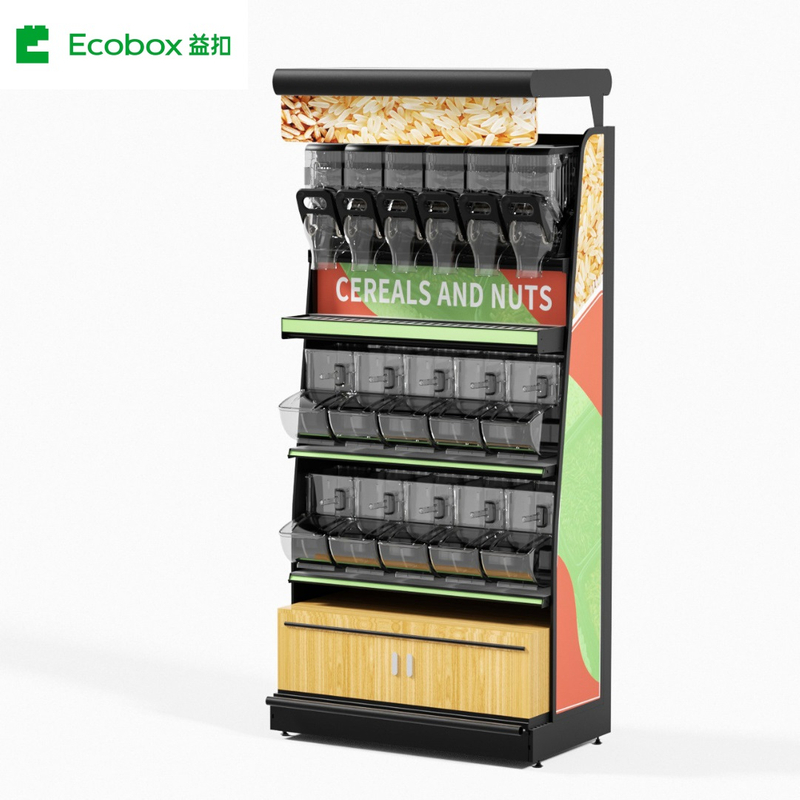 Ecobox EK-026-1 nuts stand shelf rack display solution