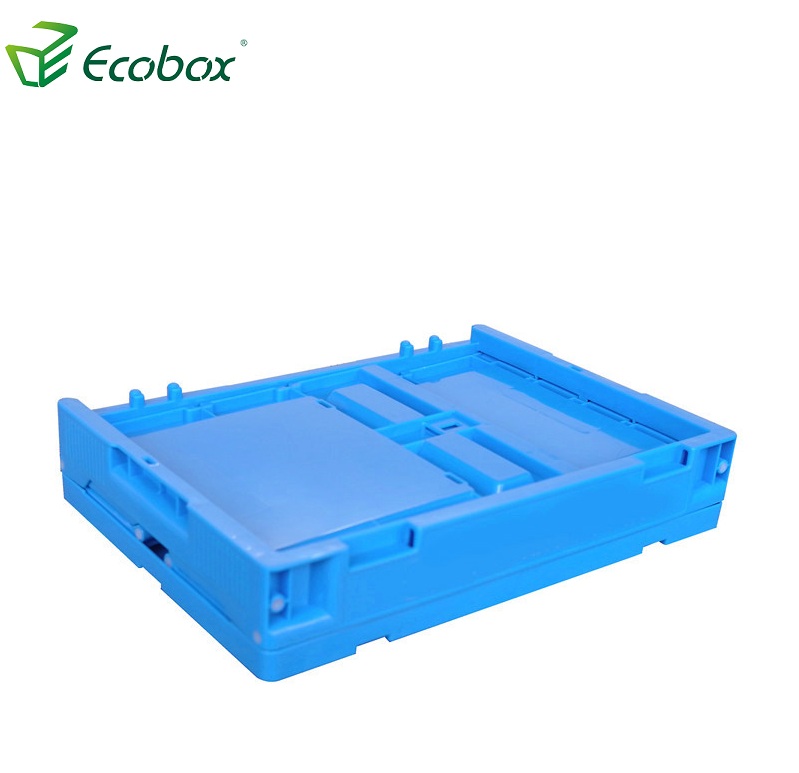 Ecobox Solid Box Style collapsible box Plastic Crates basket
