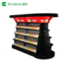 Ecobox TG-06101A metal candy stand display shelf rack with scoop bins 