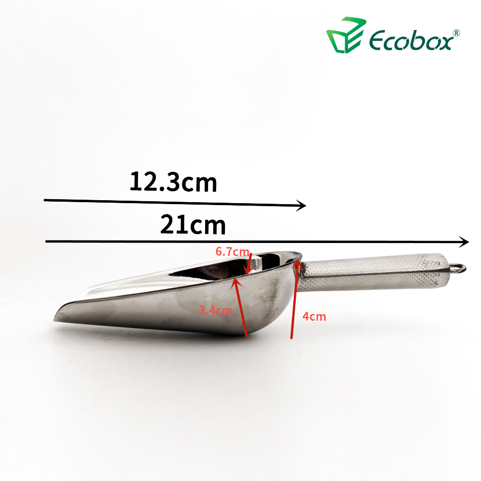 Ecobox 304 food grade TY-002201 Stainless Scoop 