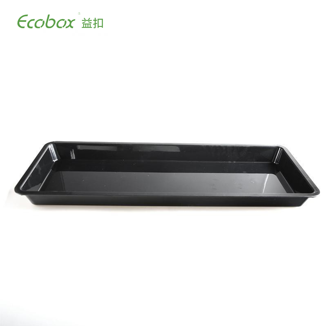 Ecobox FZ-0401C plastic bulk meat display fresh trays for supermarket