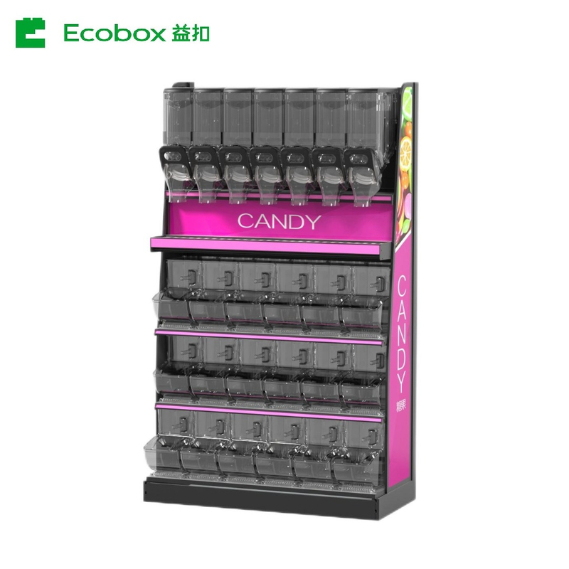 Ecobox EK-026-06 1.2M Width grain candy nuts foodstuff displays shelf