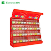 Ecobox TG-06101A metal candy stand display shelf rack with scoop bins 