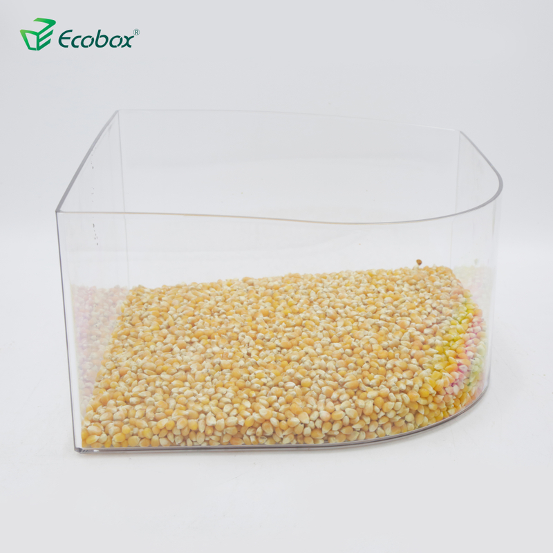 Ecobox SPH-050 quarter circle customeized bulk bin