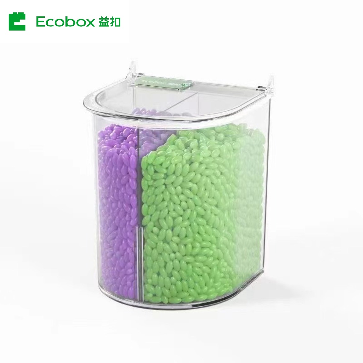 Ecobox MY-0101C Supermarket stackable Bulk bin for bulk food and candy