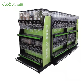 Ecobox EK-026-4 short grain stand shelf rack display solution without Top Led
