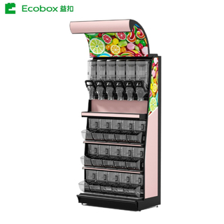 Ecobox EK-026-2 iron display shelf display solution