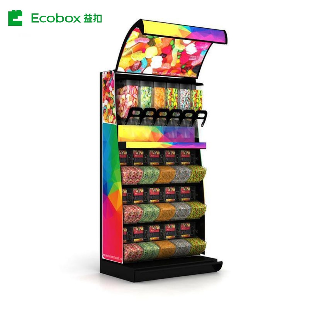 Ecobox EK-026-2 iron display shelf display solution
