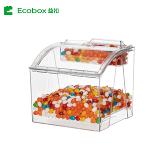 Ecobox MF-0101B airtight candy bin with drawer inside