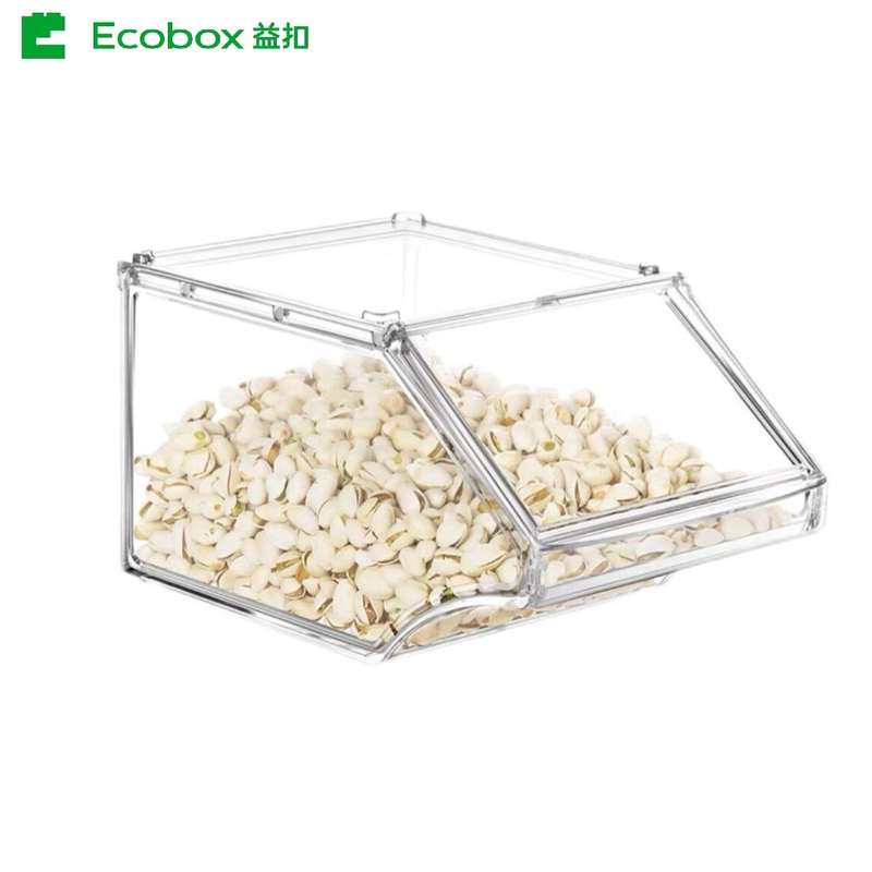 Ecobox SS-02 Supermarket stackable Bulk bin for bulk food and candy