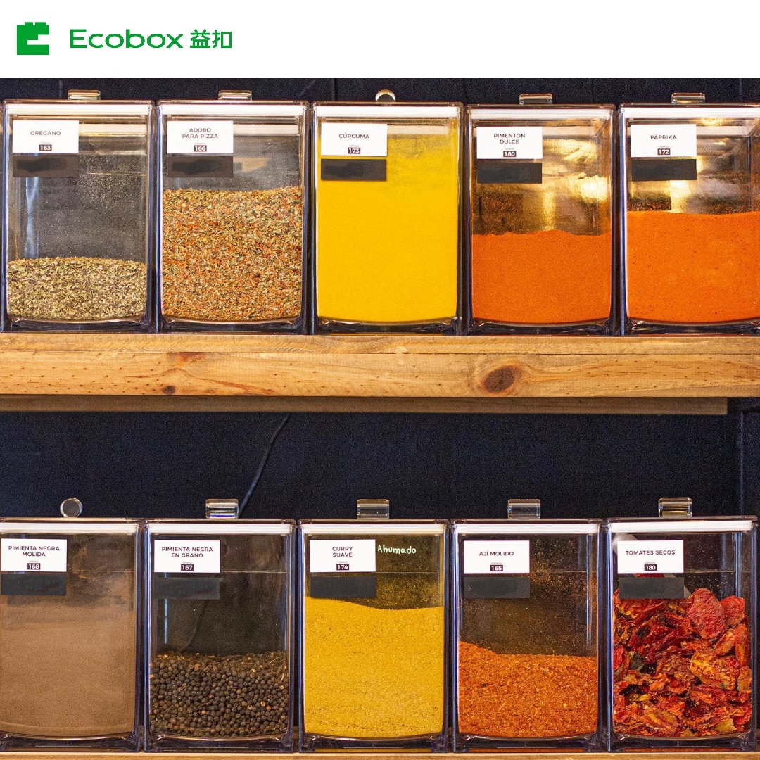 Ecobox MF-04 airtight candy bin jar