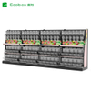 Ecobox EK-026-3 short grain stand shelf rack display solution without Top Led