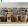 Ecobox MY-0201B airtight bulk nuts bin jar