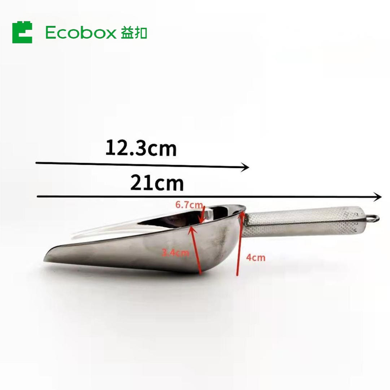Ecobox 304 food grade TY-002201 Stainless Scoop 